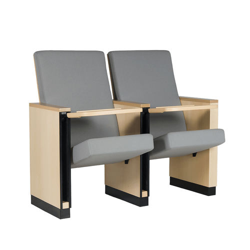 Современное кресло для аудитории - NUS PL - Euro Seating International - из ткани / из пенополиуретана / из дерева