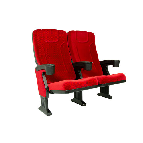Кресло для кинотеатра из пенополиуретана - KING RUBY V03 - Euro Seating International - из полипропилена / для профессионального использования / красное