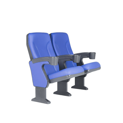 Кресло для кинотеатра из ткани - ARGENTINA V03 - Euro Seating International - для профессионального использования / синее / обитое