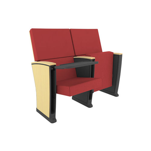 Современное кресло для аудитории - THALES PLUS PL - Euro Seating International - из ткани / из полипропилена / складное