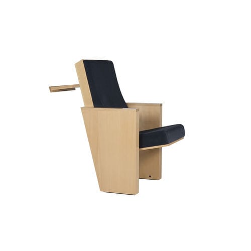 Современное кресло для аудитории - CELANOVA DESK - Euro Seating International - из ткани / из пенополиуретана / из дерева