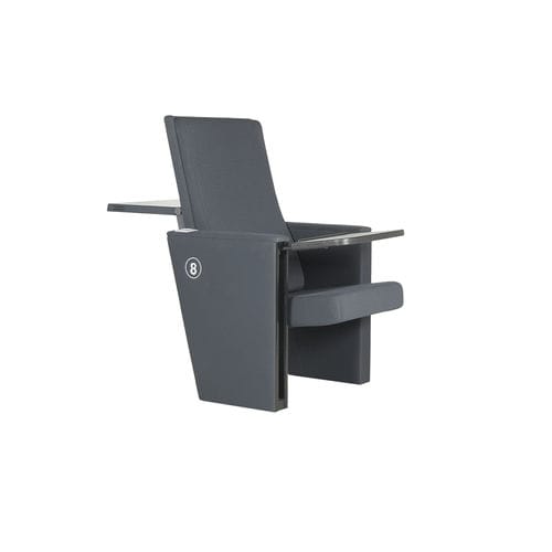 Современное кресло для аудитории - CELANOVA PL DESK - Euro Seating International - из ткани / из пенополиуретана / из цельной древесины
