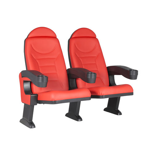 Кресло для кинотеатра из полипропилена - MONTREAL CLUB COMFORT V07 - Euro Seating International - из пенополиуретана / для профессионального использования / оранжевое