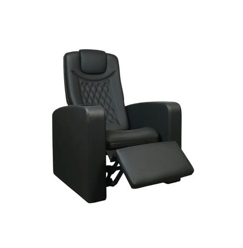 Кресло для кинотеатра из ткани - KING R10 - Euro Seating International - из искусственной кожи / из полипропилена / для профессионального использования