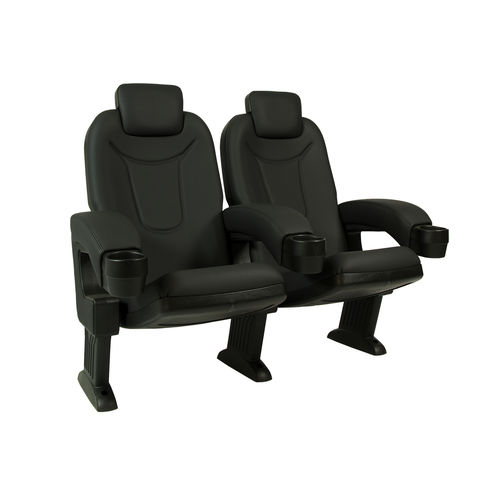 Кресло для кинотеатра из ткани - ROMA COMFORT V11 H - Euro Seating International - из пенополиуретана / для профессионального использования / черное