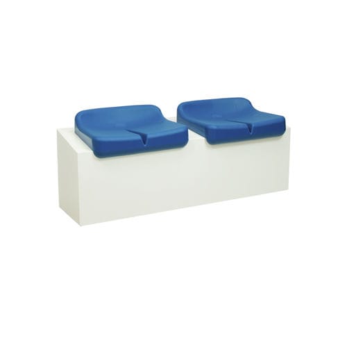 Ступенчатое кресло моноблок - ES 60 - Euro Seating International - из полипропилена / для спортивного учреждения