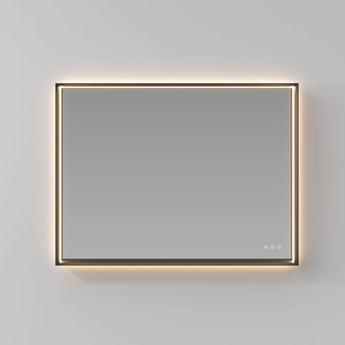 Настенное зеркало для ванной комнаты - PIGRECO BACKLIT - IDEAGROUP - современное / прямоугольное / алюминий