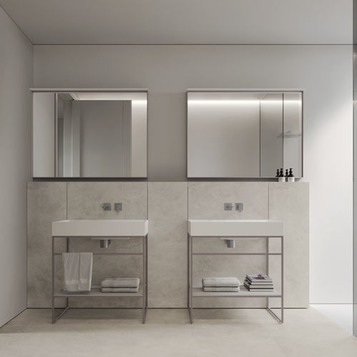 Современный мебель для ванной комнаты - Home 2 | B2 - IDEAGROUP - для бытового использования / из алюминия / из песчаника