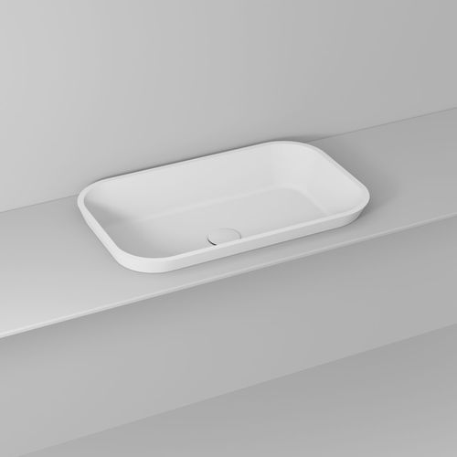 Встраиваемая раковина - COSMO  - IDEAGROUP - из Solid Surface / прочная / одиночная