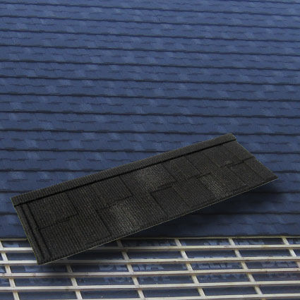 Плоская черепица - GERARD® SENATOR - AHI ROOFING / IKO METALS FRANCE - металлическая / небольшая форма / имитация шифера