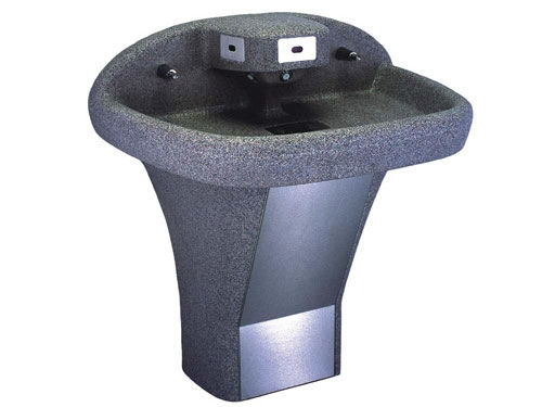 Умывальник для рук на ножке - WASH-WARE® : 3633 - Acorn - прямоугольный / из пластика / для профессионального использования