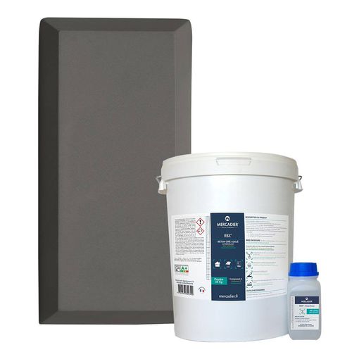 Напольное покрытие из вощеного бетона - RBX®  - Mercadier - из цемента / для интерьера / для сектора услуг