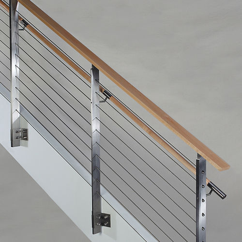 Ограждение из нержавеющей стали - KOTO™ - HDI Railing Systems - с тросами / для интерьера / для наружного применения