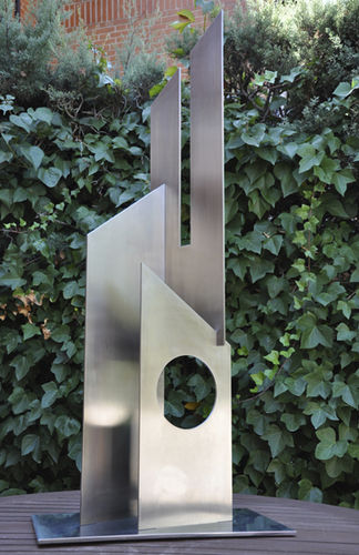 Скульптура из нержавеющей стали - ARQUITECTURA ABSTRACTA I - GONZALO DE SALAS - для общественных мест