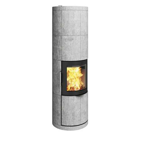Печь-камин на дровах - 7180 - HWAM Intelligent Heat AS - 0-5 кВ / современная / из стеатита