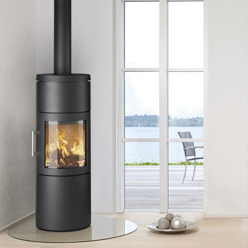 Печь-камин на дровах - 3130 - HWAM Intelligent Heat AS - 0-5 кВ / угловая / современная
