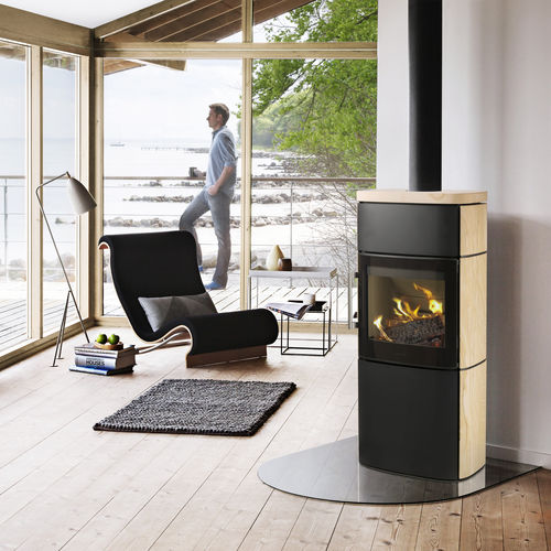 Печь-камин на дровах - 4660 - HWAM Intelligent Heat AS - 7 кВ / 8 кВ / современная