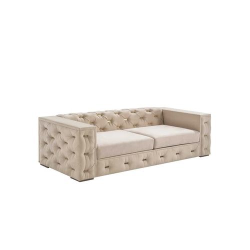 Современный диван - CARAMELO QUILTED - Adriana Hoyos - из ткани / с подлокотниками / с обивкой