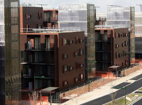 Акриловая декоративная панель - LOGEMENTS ZAC TERRE SUD - DACRYL® - для внешнего благоустройства / с подсветкой / с подсветкой