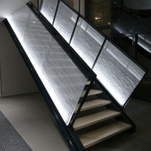 Декоративная панель для настила - CASCADE ARGENT - B004 - DACRYL® - для мебели / настенная / для внутренней компоновки