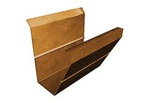 Спускной желоб из алюминия - SUPER OR DEEP FASCIA STYLE | 7 1/4" - Custom-Bilt Metals - из меди / квадратный