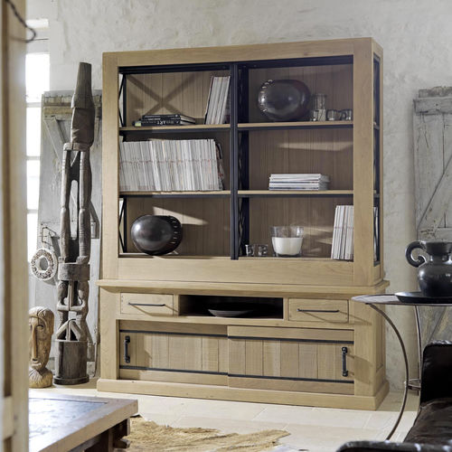 Современный книжный шкаф - ATELIER - Artcopi - из дерева / из металла