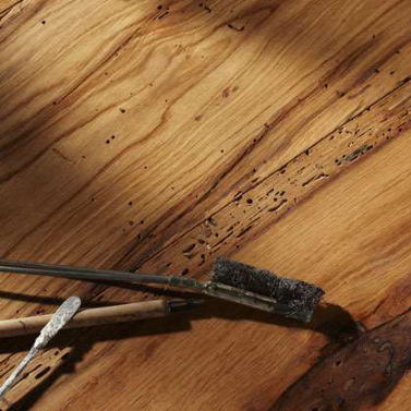 Паркет из паркетной доски - RECLAIMED ANTIQUE - Quadrolegno - из лиственницы / из цельной древесины / «венгерская елка»