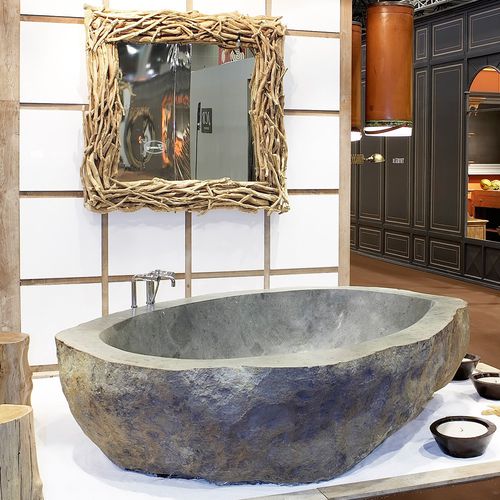Отдельностоящая ванна - RIVER STONE - SDA Decoration - из минерального сплава