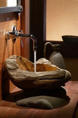 Настольная раковина - WOOD - SDA Decoration - из дерева / с регулируемым зеркалом / овальная