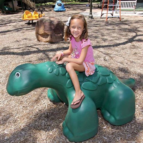 Отдельностоящая скульптура - DINOSAUR  - Soft Play LLC - для игровой площадки / зеленая / анималистическая