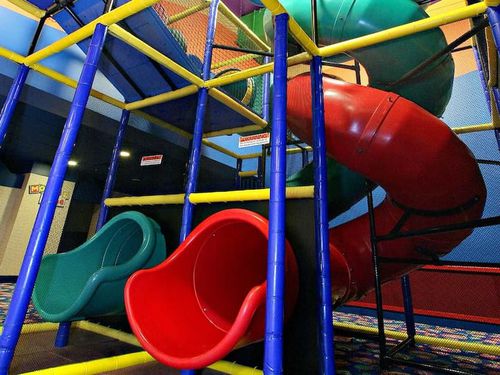Поворотная горка - COMBO SPIRAL  - Soft Play LLC - множественная / трубчатая
