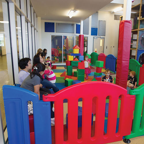 Ограждение игровой зоны из прутьев - TODDLER - Soft Play LLC - для игрового парка / из пластика / для дуговой сварки