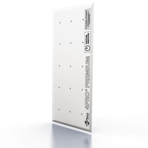Декоративный гипсокартон - 4PRO® PREMIUM 13 - Placoplatre - прямоугольный / Еврокласс A2 / для перегородок