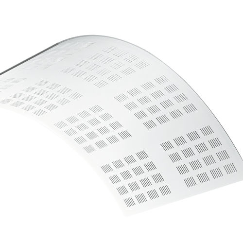 Акустический гипсокартон - GYPTONE® A'A CURVE LINE 6 - Placoplatre - перфорированный / декоративный / Еврокласс A2