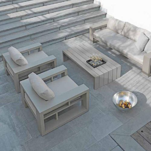 Современное кресло - EVERGLADES - BOREK parasols | outdoorfurniture - из водостойкого текстиля / из алюминия / со съемной подушкой