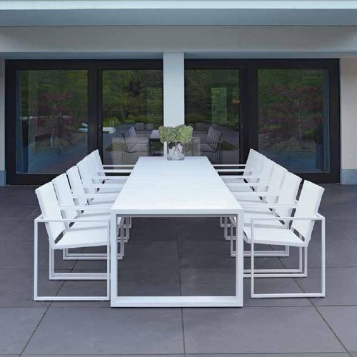 Современный cтул - JACA - BOREK parasols | outdoorfurniture - для сада / из Textilene® / с основанием из алюминия