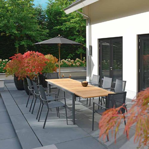 Современный cтул - SORIA - BOREK parasols | outdoorfurniture - для сада / из Batyline® / с основанием из нержавеющей стали
