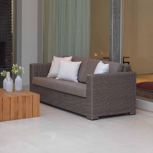 Современный диван - PLAZA - BOREK parasols | outdoorfurniture - для террасы / из Sunbrella® / со съемной подушкой