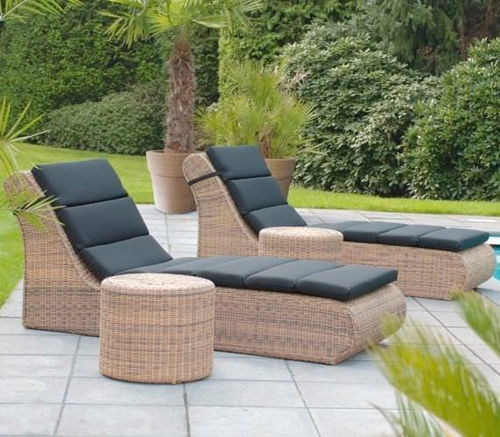 Современный садовый шезлонг - BALI - BOREK parasols | outdoorfurniture - из Sunbrella® / из синтетического волокна / для сада