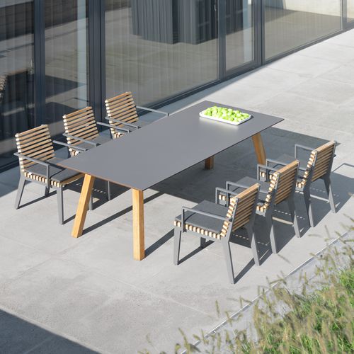 Современный cтул - MERANO - BOREK parasols | outdoorfurniture - для сада / из Sunbrella® / из тикового дерева