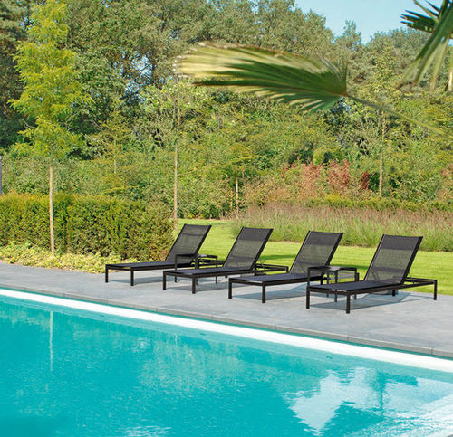 Современный садовый шезлонг - IBIZA - BOREK parasols | outdoorfurniture - из Batyline® / из алюминия / для сада