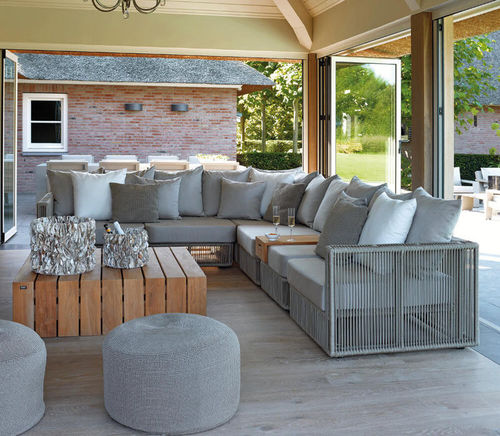 Модульный диван - LINCOLN - BOREK parasols | outdoorfurniture - угловой / современный / для сада