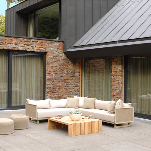 Современный диван - PORTOFINO - BOREK parasols | outdoorfurniture - для сада / из Sunbrella® / из веревки