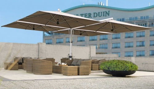 Квадратный зонт от солнца - QUATTRO - BOREK parasols | outdoorfurniture - из Batyline® / из Sunbrella® / из алюминия