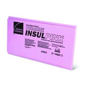 Термоакустическая изоляция - INSULPINK® - Owens Corning Insulation - из экструдированного полистирола / для стены / без пароизоляции