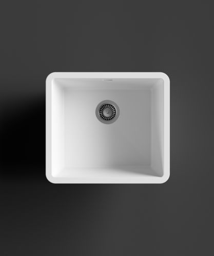 Кухонная раковина 1 чаша - RCS454 - HI-MACS® - без сушки / из Hi-macs® / из Solid Surface