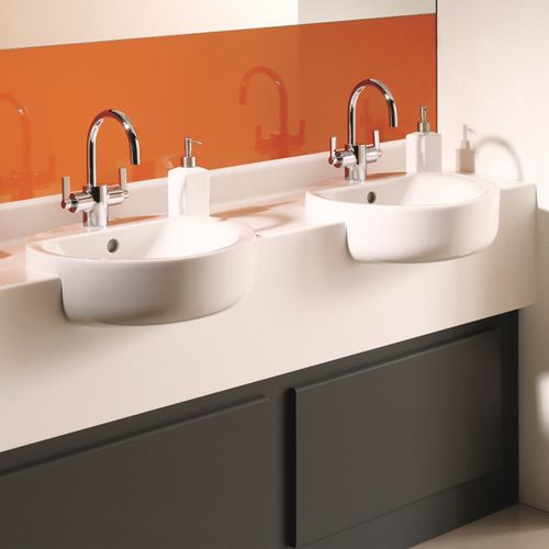 Двойная столешница для раковины - Venesta - из Solid Surface / для профессионального использования
