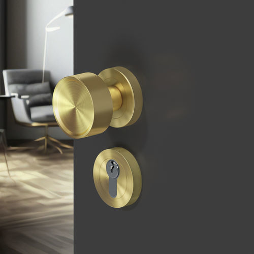Современная ручка-кноб - EK530 R2 88 ESR700 KS 88 - Karcher Design - из нержавеющей стали / сатинированная