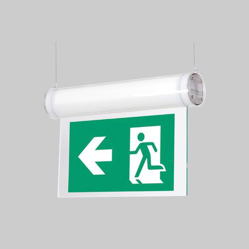 Подвесное аварийное освещение - EME - Climar, S.A. - прямоугольное / LED / из поликарбоната