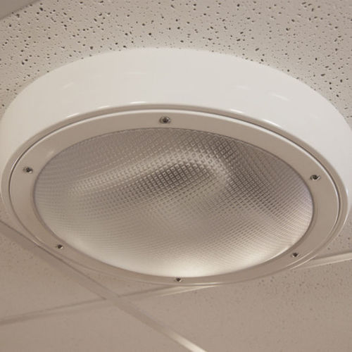 Современный потолочный светильник - PROFILE ANTI-LIGATURE - ASD Lighting - круглый / из алюминия / из стали